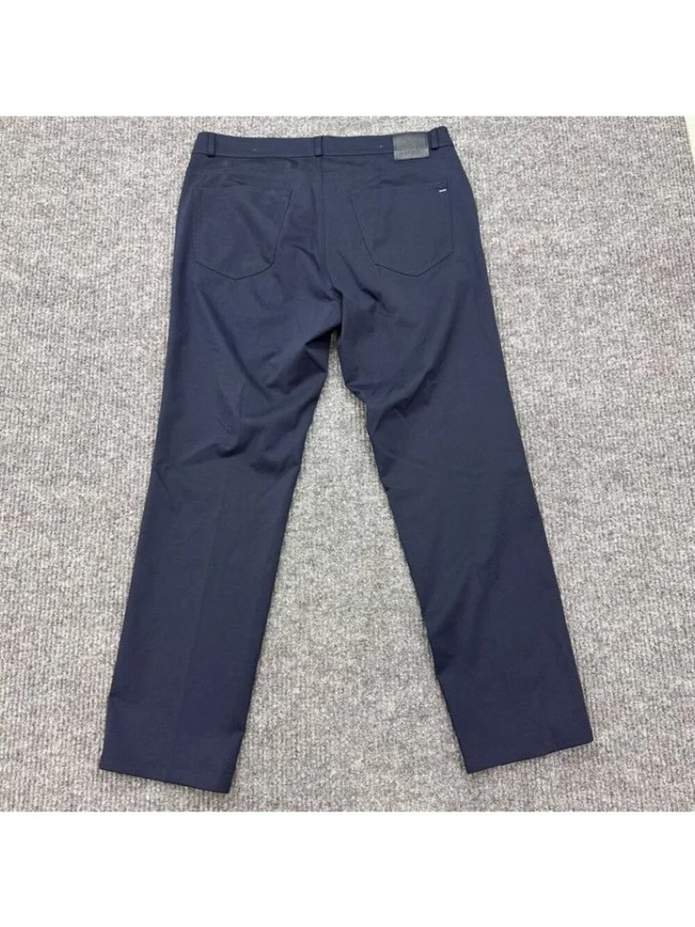 Brax Chuck Hi Flex Jersey Blue Five Pocket Pants Straight Leg Stretch Mens 36x34
